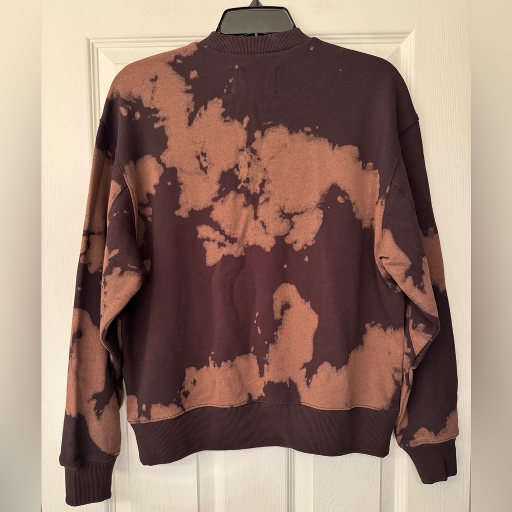 Pistola Bleached Tie Dye Sweatshirt Women’s Brown & Light Brown Size XS - Picture 5 of 10